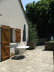 Rear patio