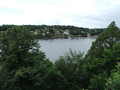 View of the lake