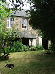 Rear of the house