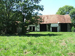 House overlooking the land