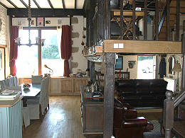 open plan living area