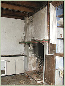 Open fireplace