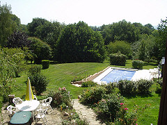 Garden and pool